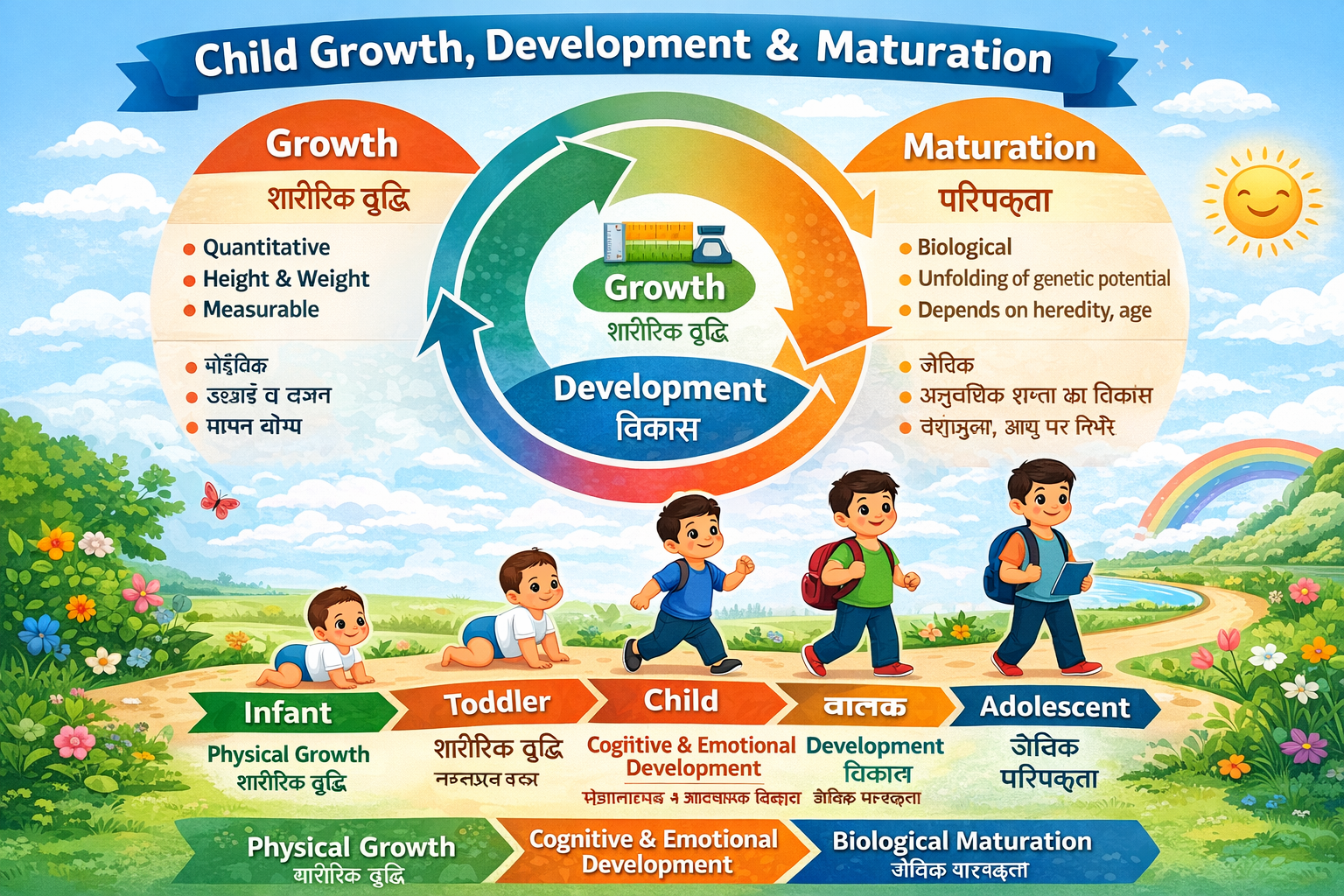 Concept of Growth, Maturation, and Development: Principles and Major Debates