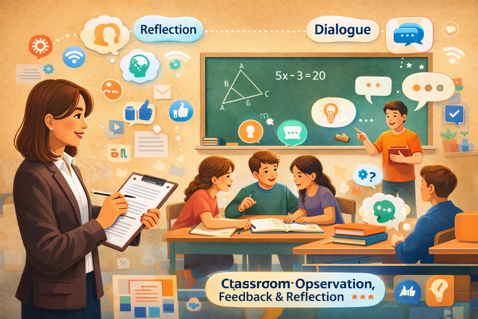 Classroom Observation, Feedback and follow up, Reflection & Dialogue as means of constructivist teaching: Comprehensive topics for KVS/NVS Exam 2026