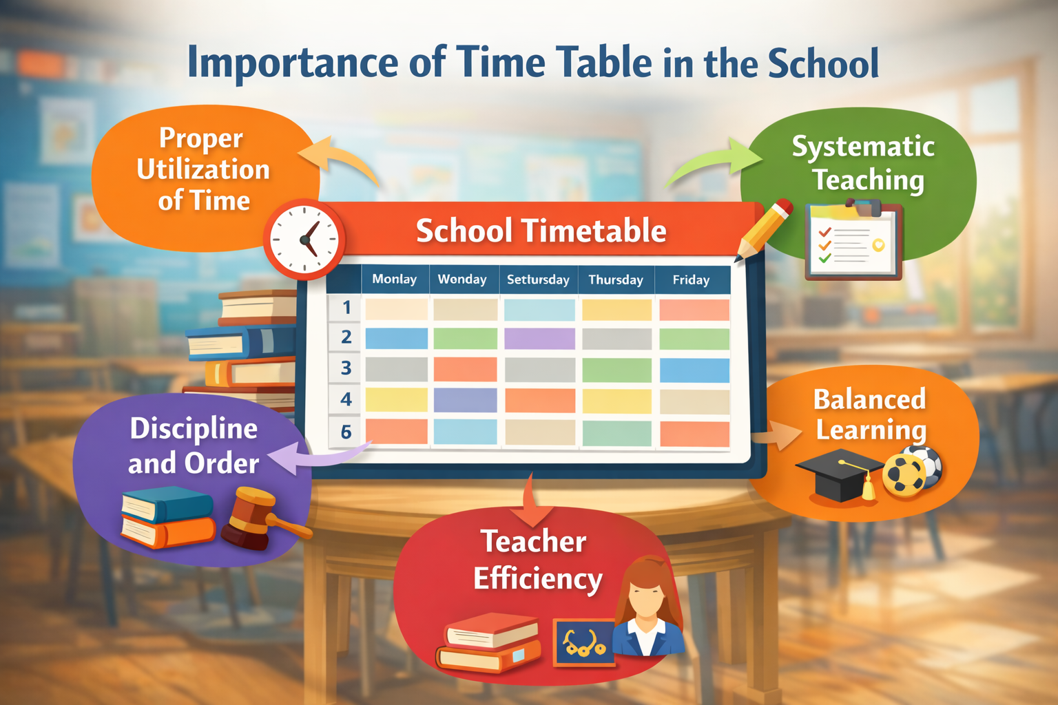 Time-Tabling of the School